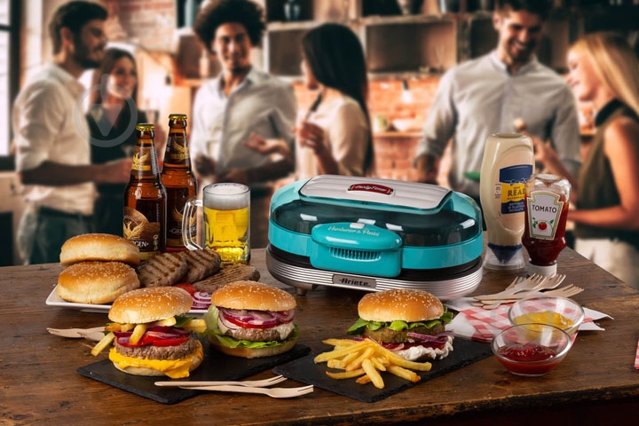 Бутербродница Ariete 0205 - HAMBURGER BLUE - фото 4