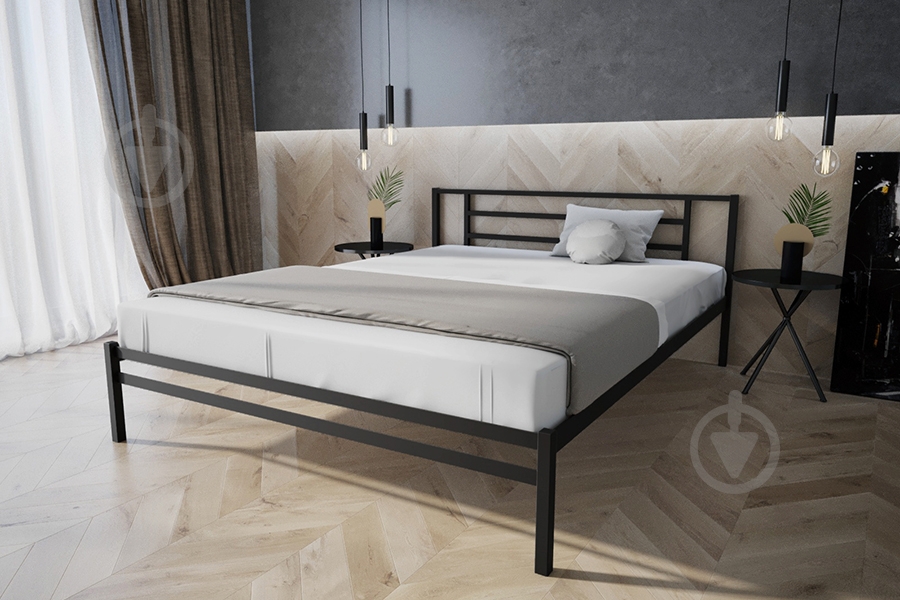 Кровать Eagle Glance E2431 160x200 см черный - фото 2