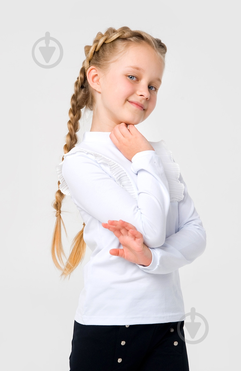 Блуза Smil р.134 белый 114443 - фото 2 Блуза Smil р.134 белый 114443 - фото 2