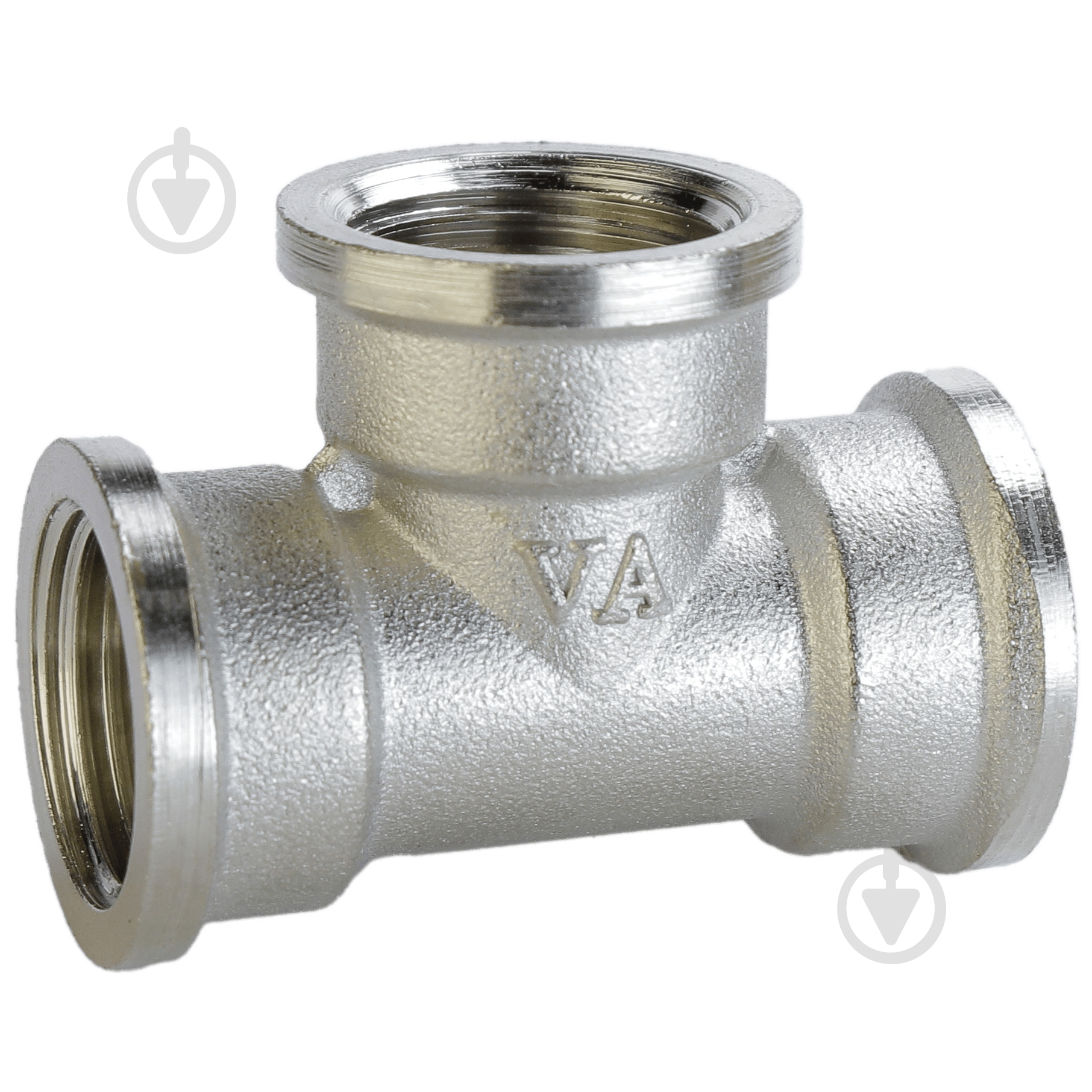 Тройник ВВВ VA 1/2 никелированный - фото 1