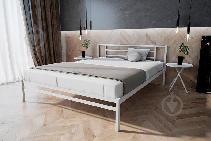 Кровать Eagle Glance E2578 160x200 см белый - фото 2