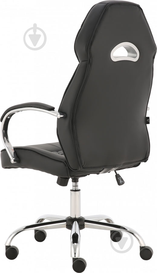 Кресло GT Racer X-2740AB Chrome черный - фото 4