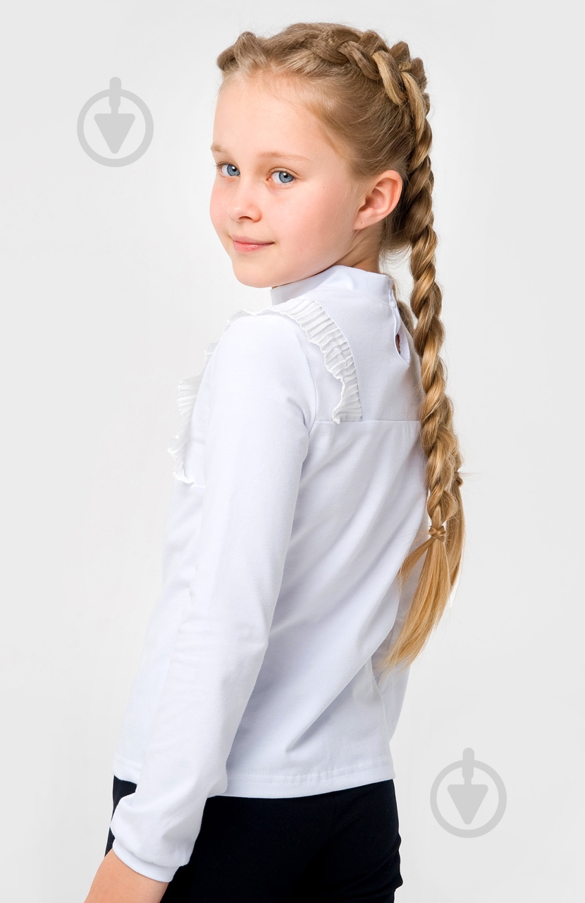 Блуза Smil р.140 белый 114443 - фото 3 Блуза Smil р.140 белый 114443 - фото 3
