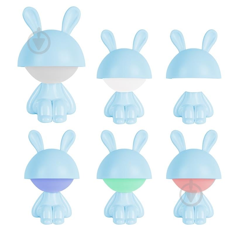 Світильник-нічник LED KITE Cute Bunny 2,5 Вт блакитний K25-316-1-3 - фото 4