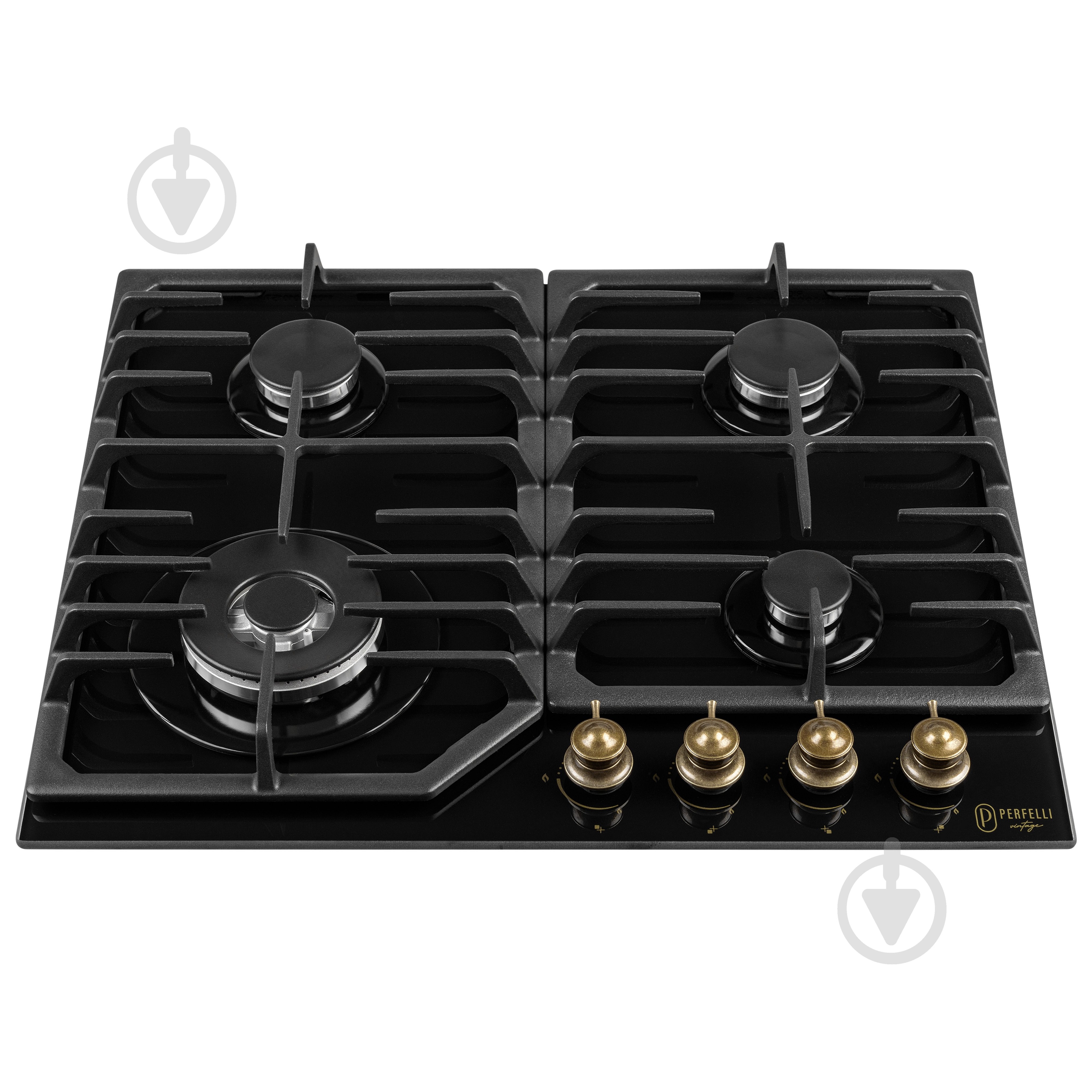 Варильна поверхня газова Perfelli VINTAGE GW69C NERO VINTAGE GW69C NERO - фото 2 Варильна поверхня газова Perfelli VINTAGE GW69C NERO VINTAGE GW69C NERO - фото 2