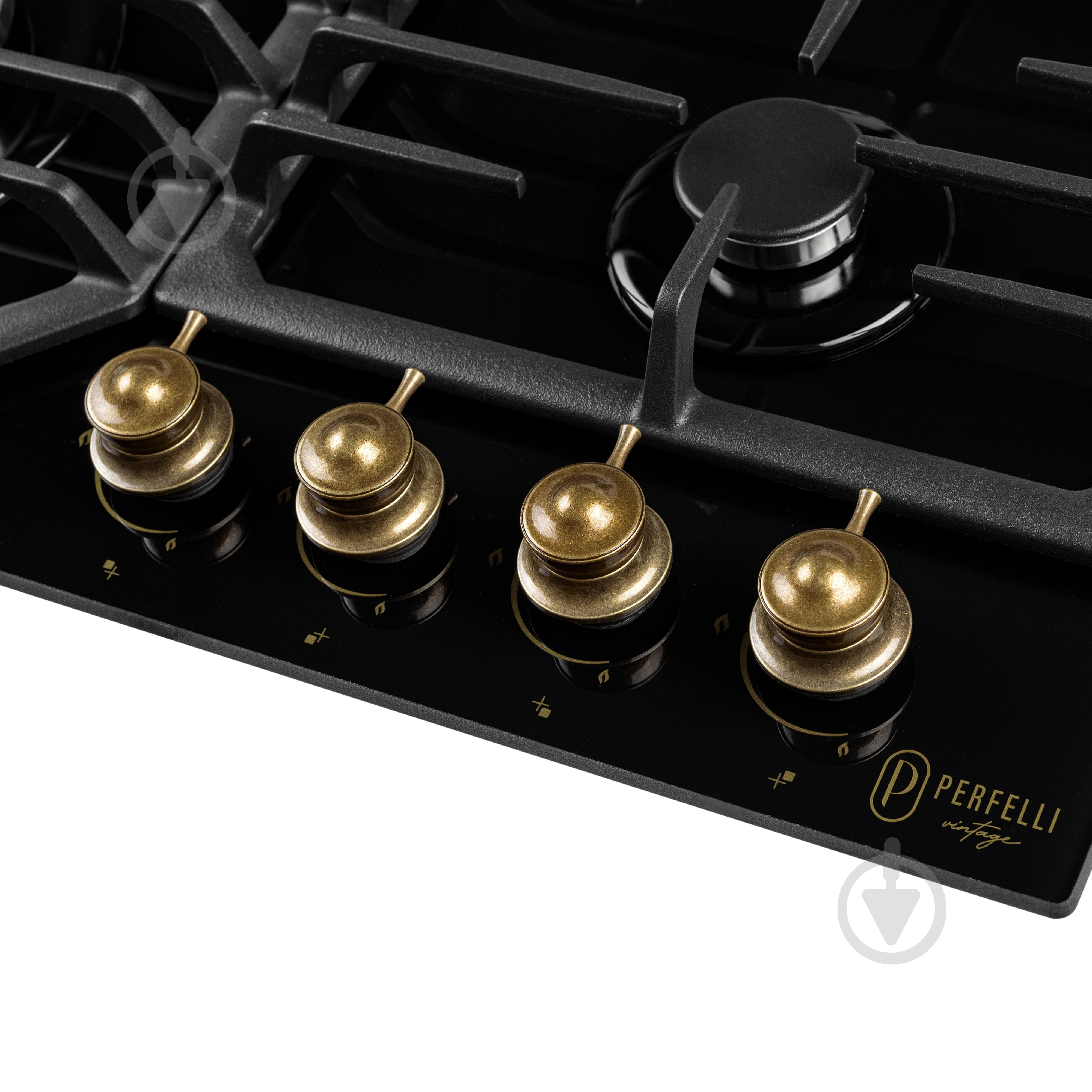 Варильна поверхня газова Perfelli VINTAGE GW69C NERO VINTAGE GW69C NERO - фото 4 Варильна поверхня газова Perfelli VINTAGE GW69C NERO VINTAGE GW69C NERO - фото 4