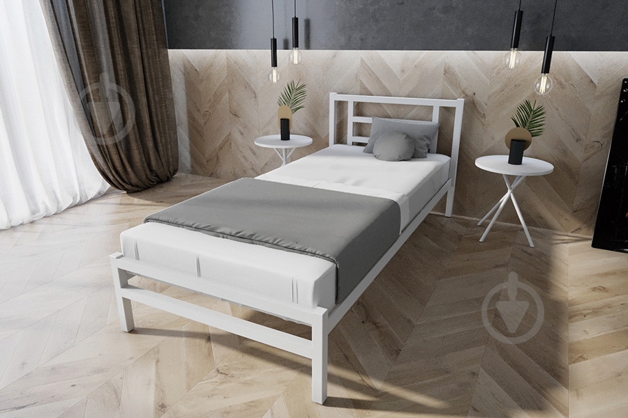 Кровать Eagle Glance E3223 90x200 см белый - фото 2