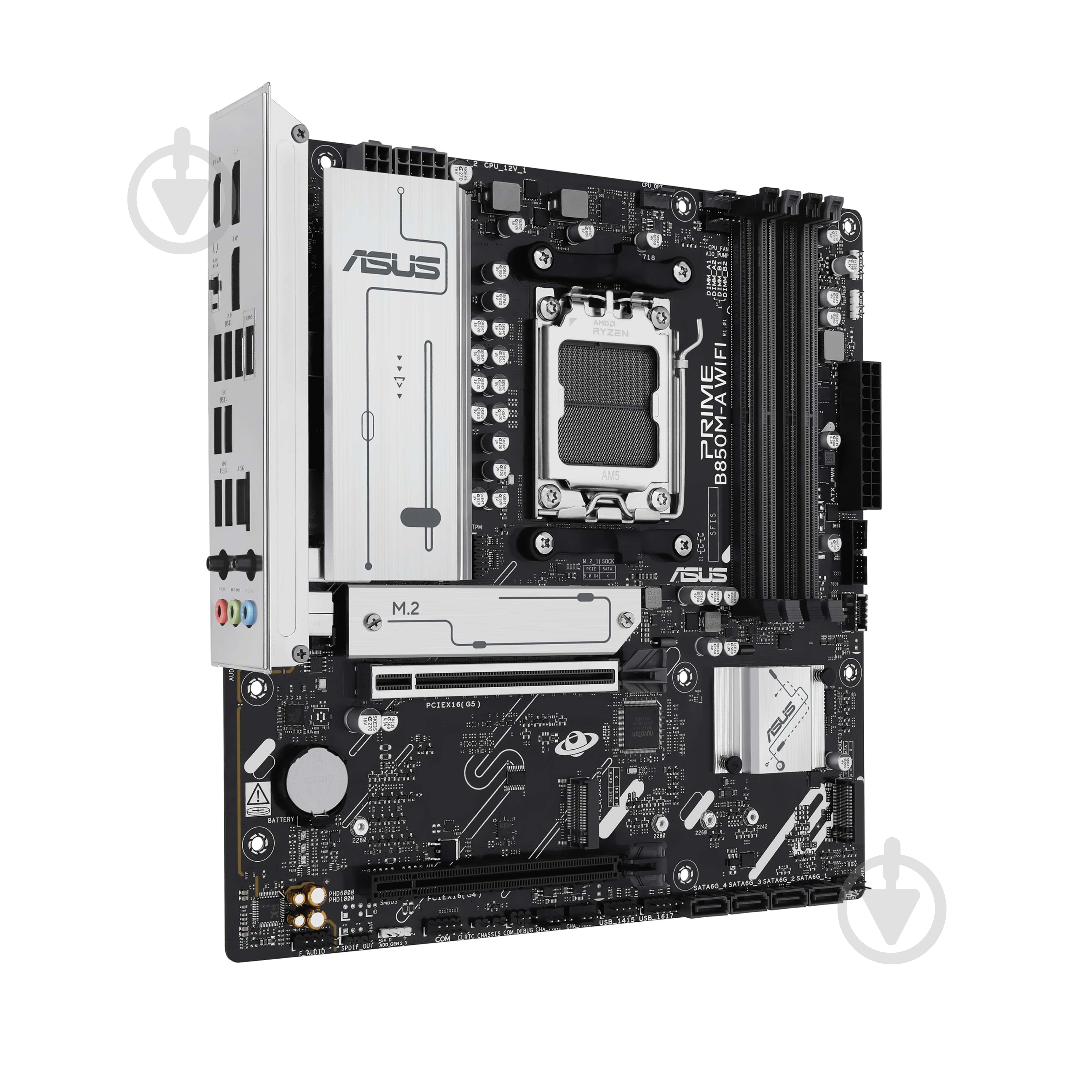Материнская плата Asus 90MB1LN0-M0EAY0 (Socket AM5, AMD B850, micro ATX) - фото 2