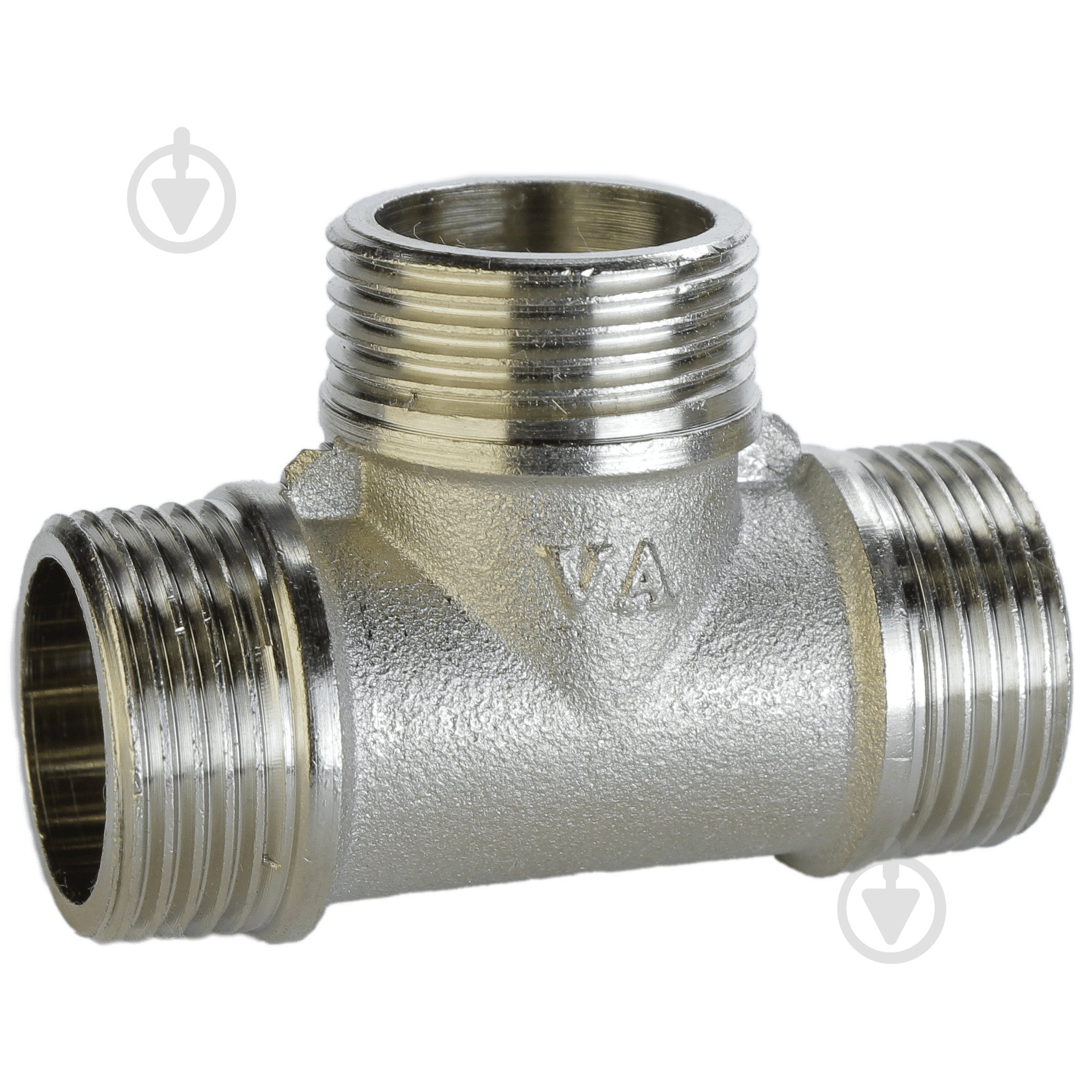 Тройник ННН VA 1/2 никелированный - фото 1 Тройник ННН VA 1/2 никелированный - фото 1