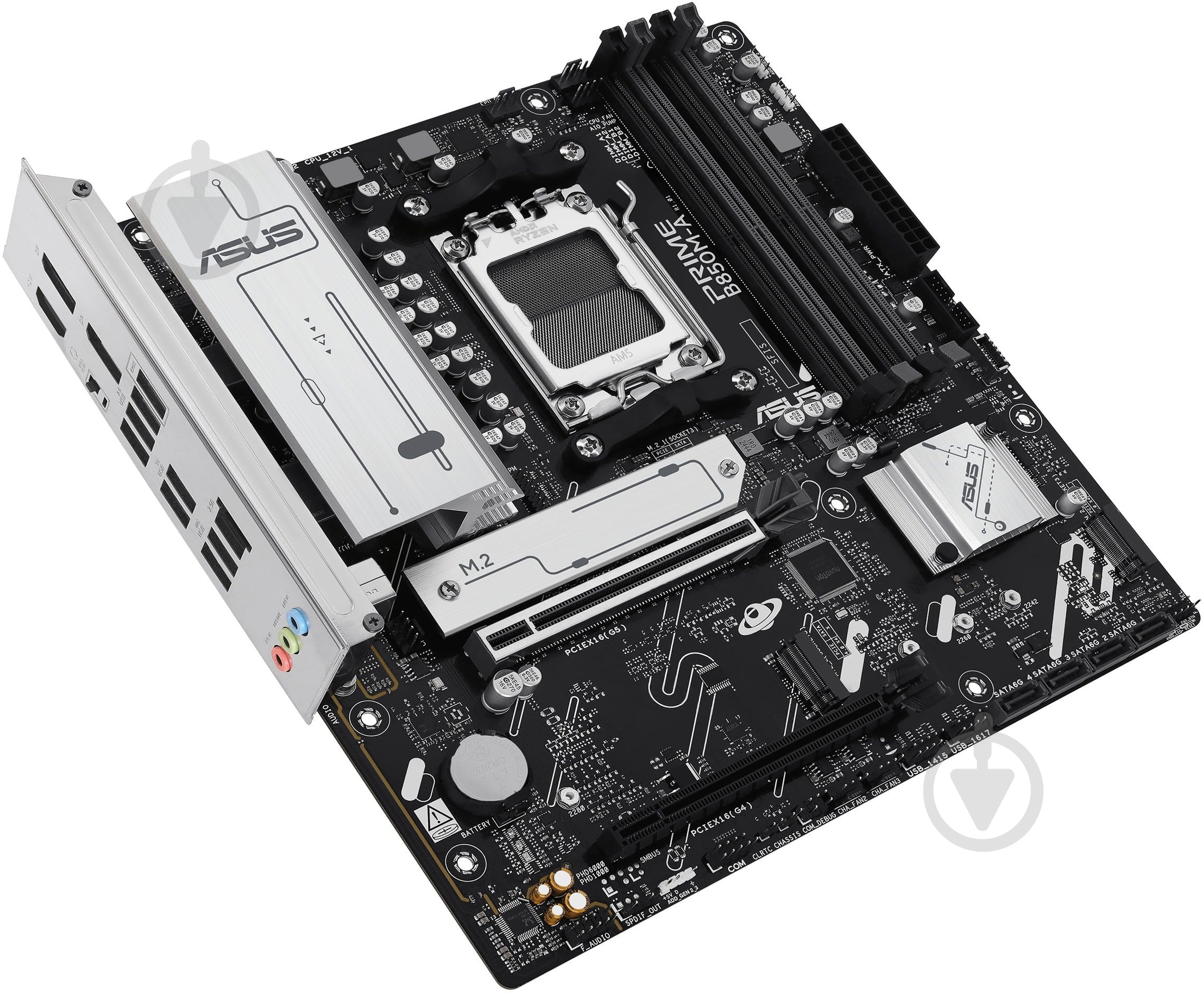 Материнская плата Asus 90MB1LQ0-M0EAYC (Socket AM5, AMD B850, micro ATX) - фото 4