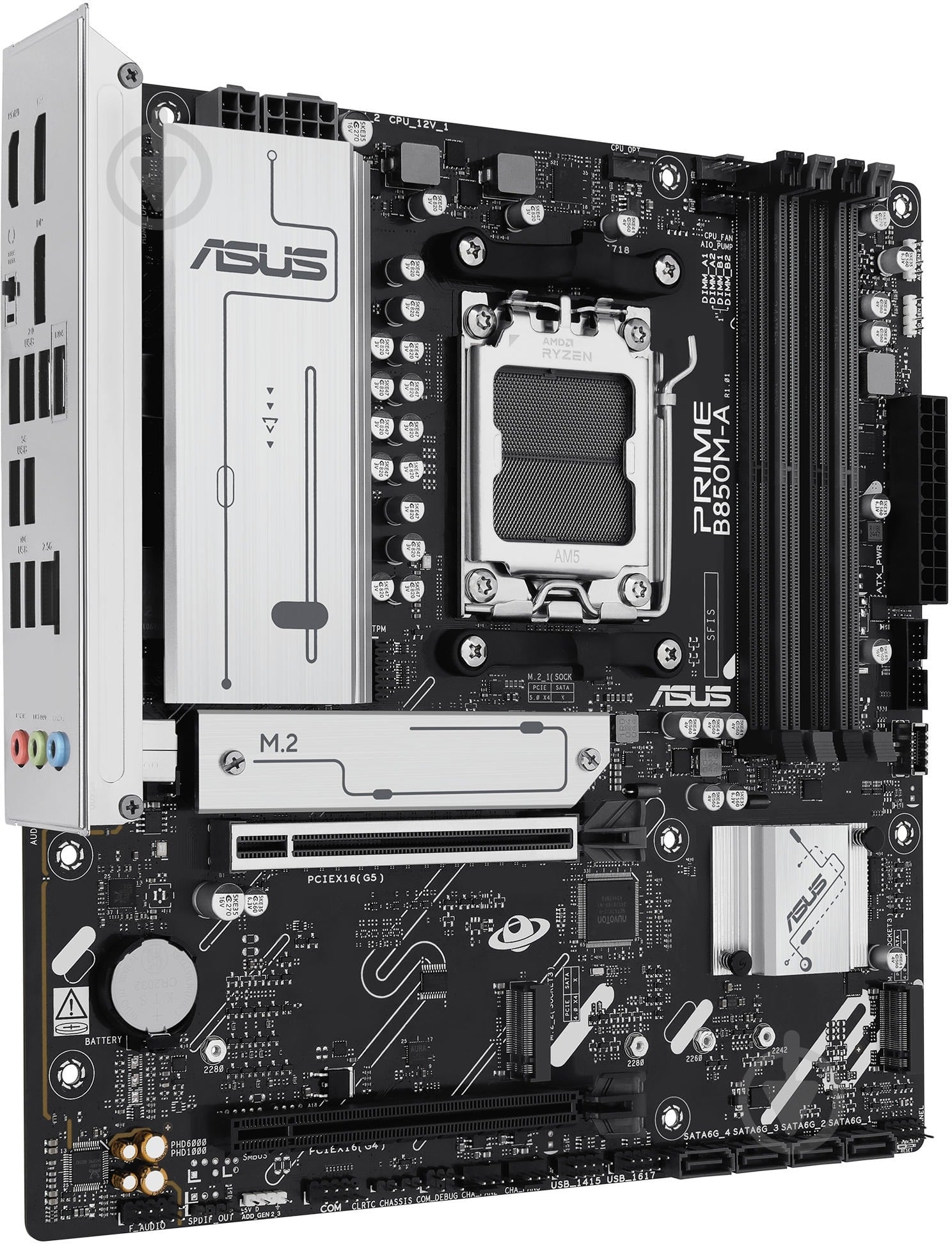 Материнская плата Asus 90MB1LQ0-M0EAYC (Socket AM5, AMD B850, micro ATX) - фото 3