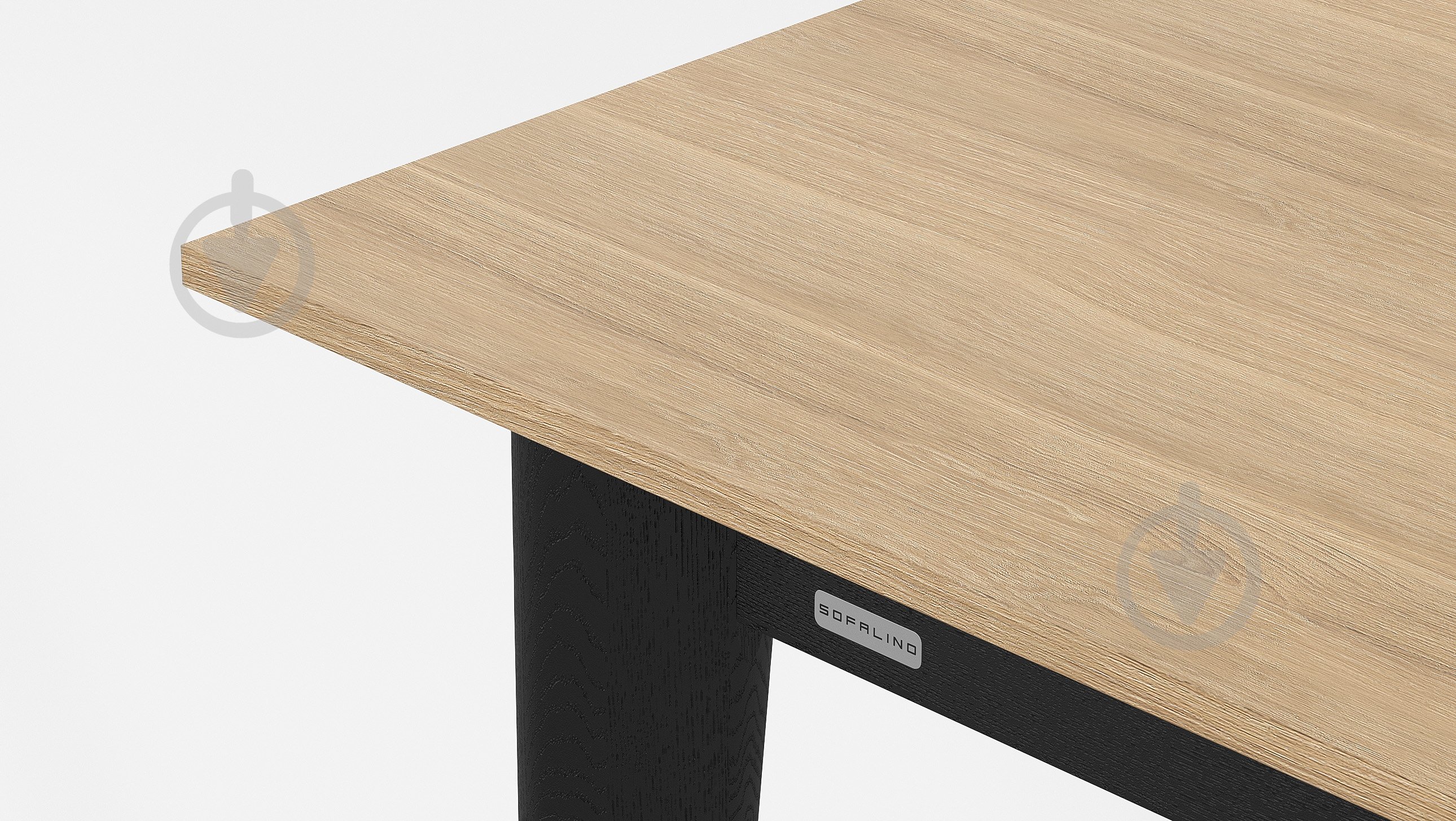 Стол обеденный SOFALINO BOSCO 1200(1200)x800x750мм натуральный/черный - фото 2 Стол обеденный SOFALINO BOSCO 1200(1200)x800x750мм натуральный/черный - фото 2