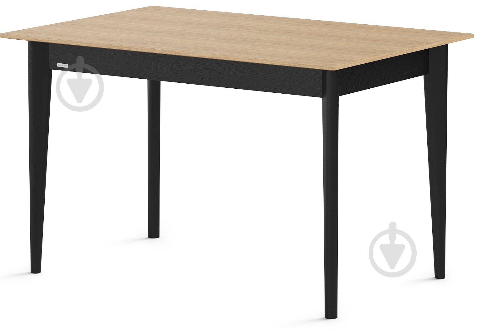 Стол обеденный SOFALINO BOSCO 1200(1200)x800x750мм натуральный/черный - фото 1 Стол обеденный SOFALINO BOSCO 1200(1200)x800x750мм натуральный/черный - фото 1