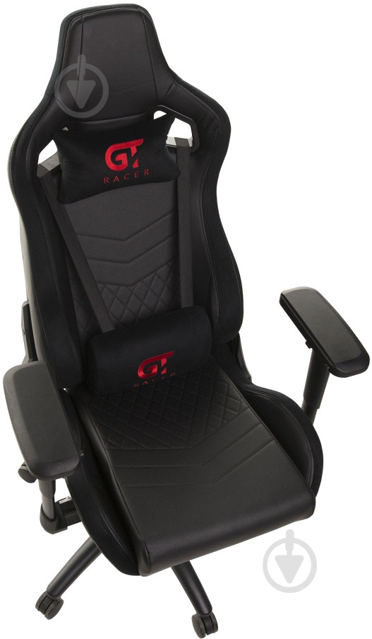 Крісло GT Racer X-0713 чорний - фото 2