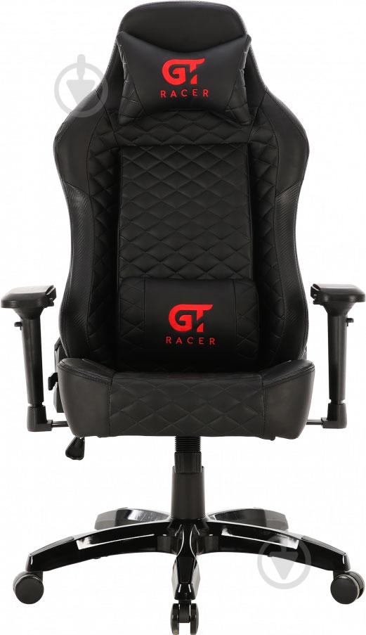 Кресло GT Racer X-2604-4D черный - фото 2