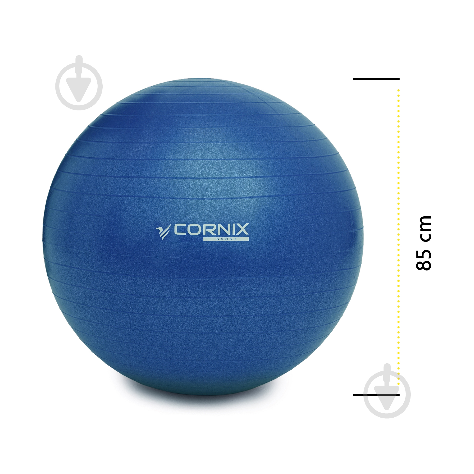 М'яч для фітнесу Cornix Anti-Burst Blue d85 см XR-0249 - фото 12 М'яч для фітнесу Cornix Anti-Burst Blue d85 см XR-0249 - фото 12