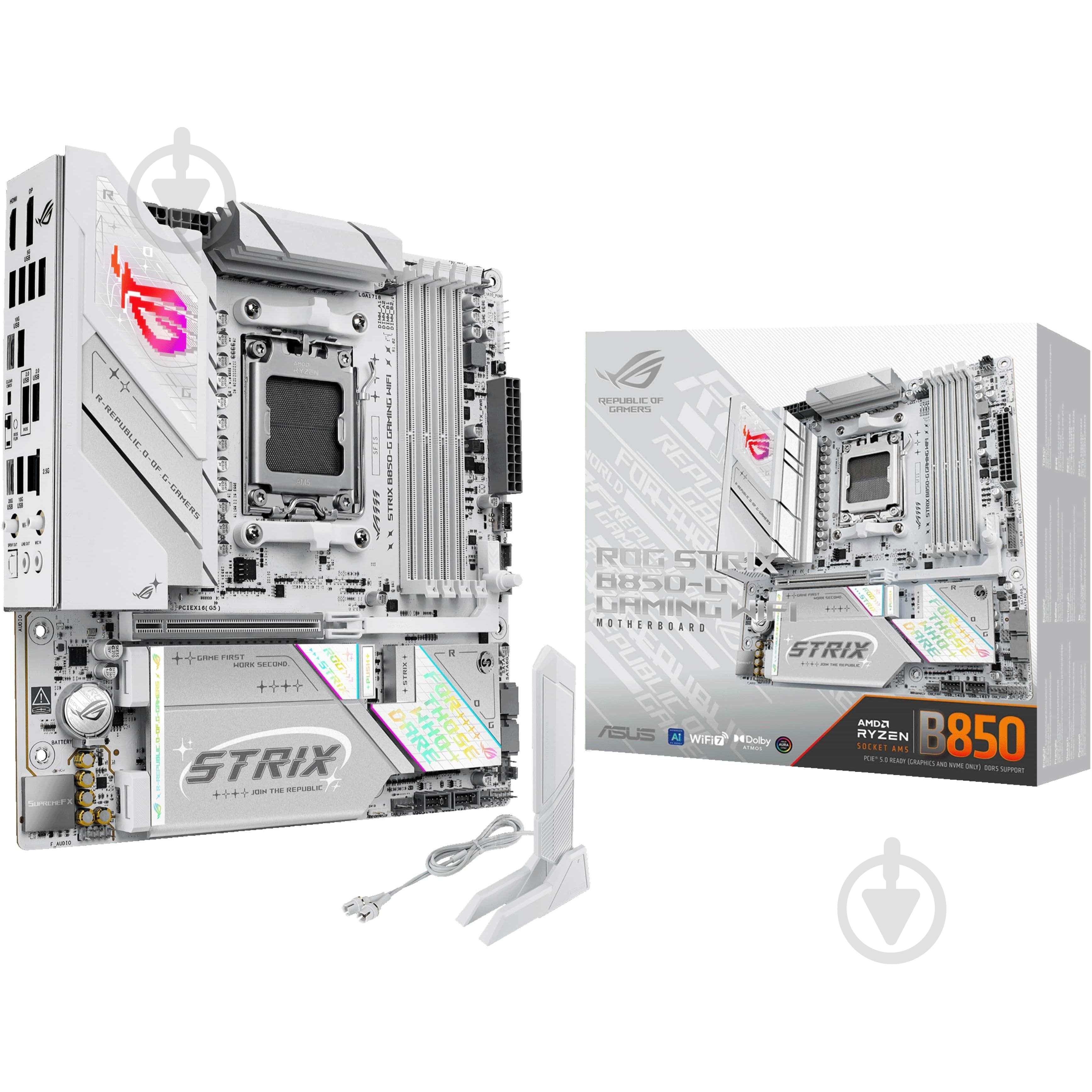 Материнская плата Asus 90MB1M30-M0EAY0 (Socket AM5, AMD B850, micro ATX) - фото 1