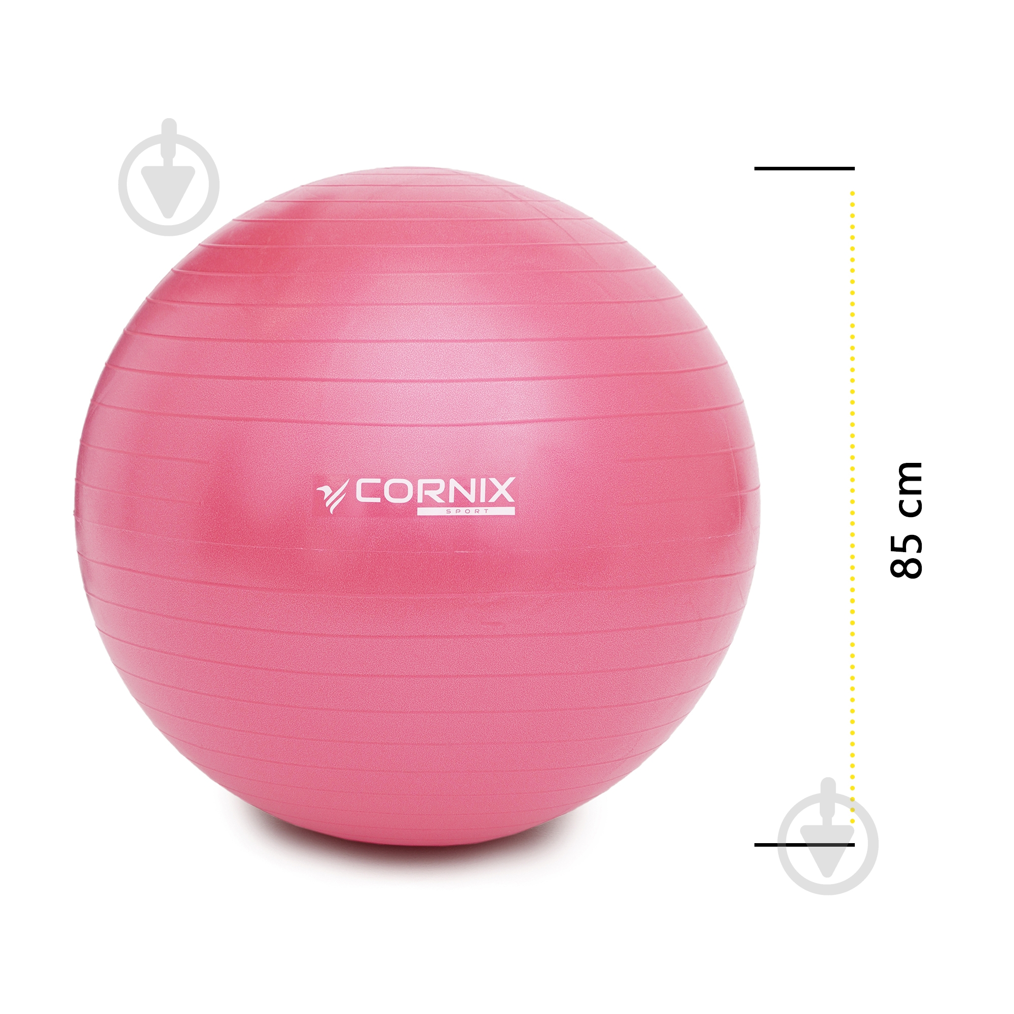 М'яч для фітнесу Cornix Anti-Burst Pink d85 см XR-0251 - фото 11 М'яч для фітнесу Cornix Anti-Burst Pink d85 см XR-0251 - фото 11