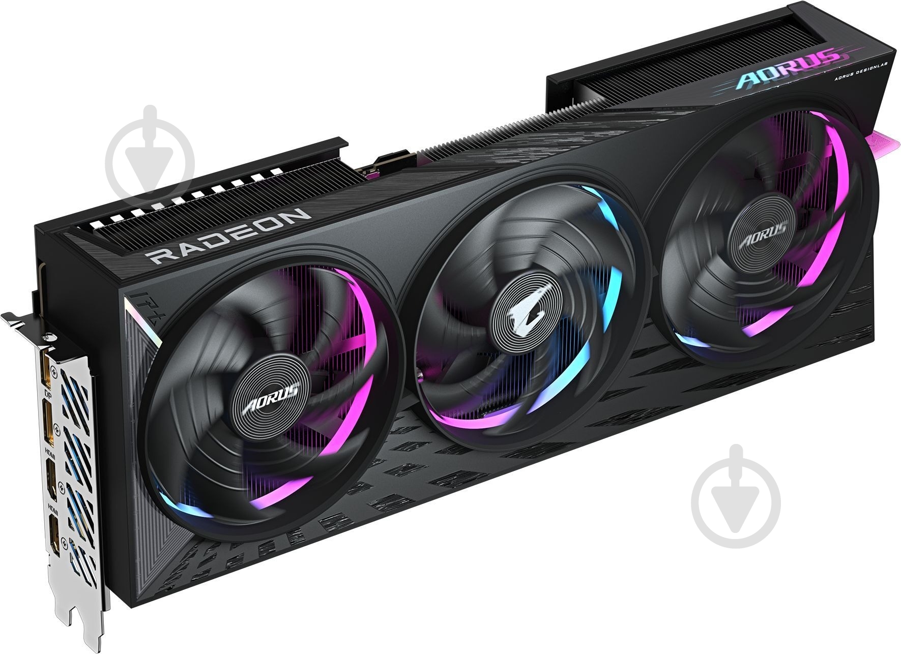 Видеокарта Gigabyte Radeon RX 7600 XT AORUS ELITE 16GB GDDR6 256bit (GV-R9070XTAORUS_E) - фото 3