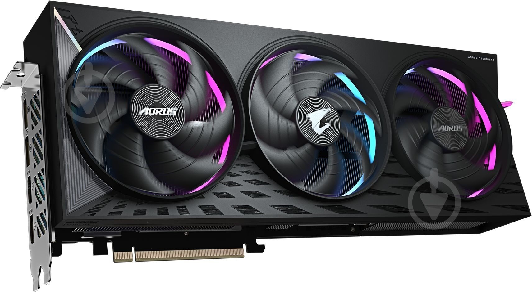 Видеокарта Gigabyte Radeon RX 7600 XT AORUS ELITE 16GB GDDR6 256bit (GV-R9070XTAORUS_E) - фото 2