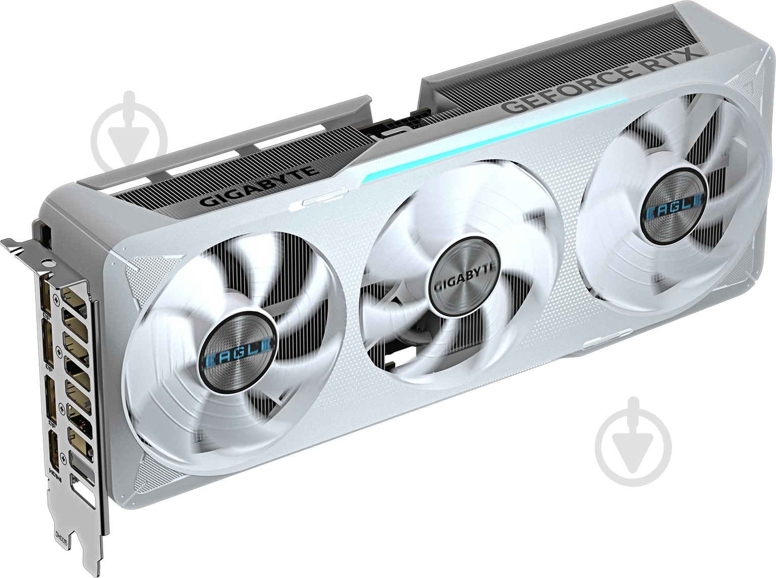 Відеокарта Gigabyte GeForce RTX 5070 EAGLE OC ICE 12GB GDDR7 192bit (GV-N5070EAGLEOC_ICE-12GD) - фото 3 Відеокарта Gigabyte GeForce RTX 5070 EAGLE OC ICE 12GB GDDR7 192bit (GV-N5070EAGLEOC_ICE-12GD) - фото 3