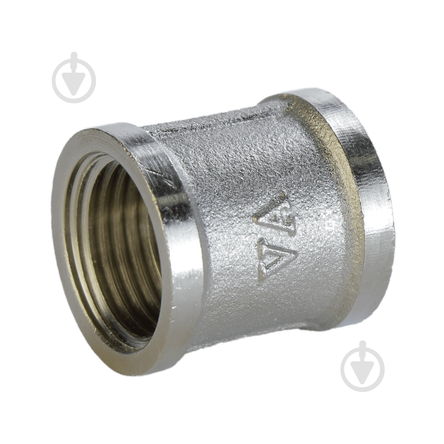 Муфта ВВ VA 1/2 L=28 никелированная - фото 1