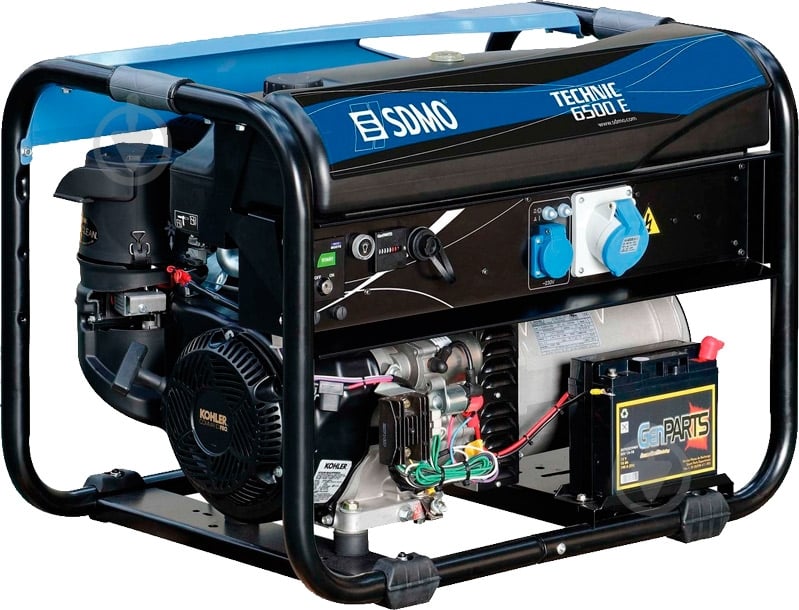 Генератор бензиновий SDMO 6 кВт / 6,5 кВт 220 В Technic 6500 E - фото 1