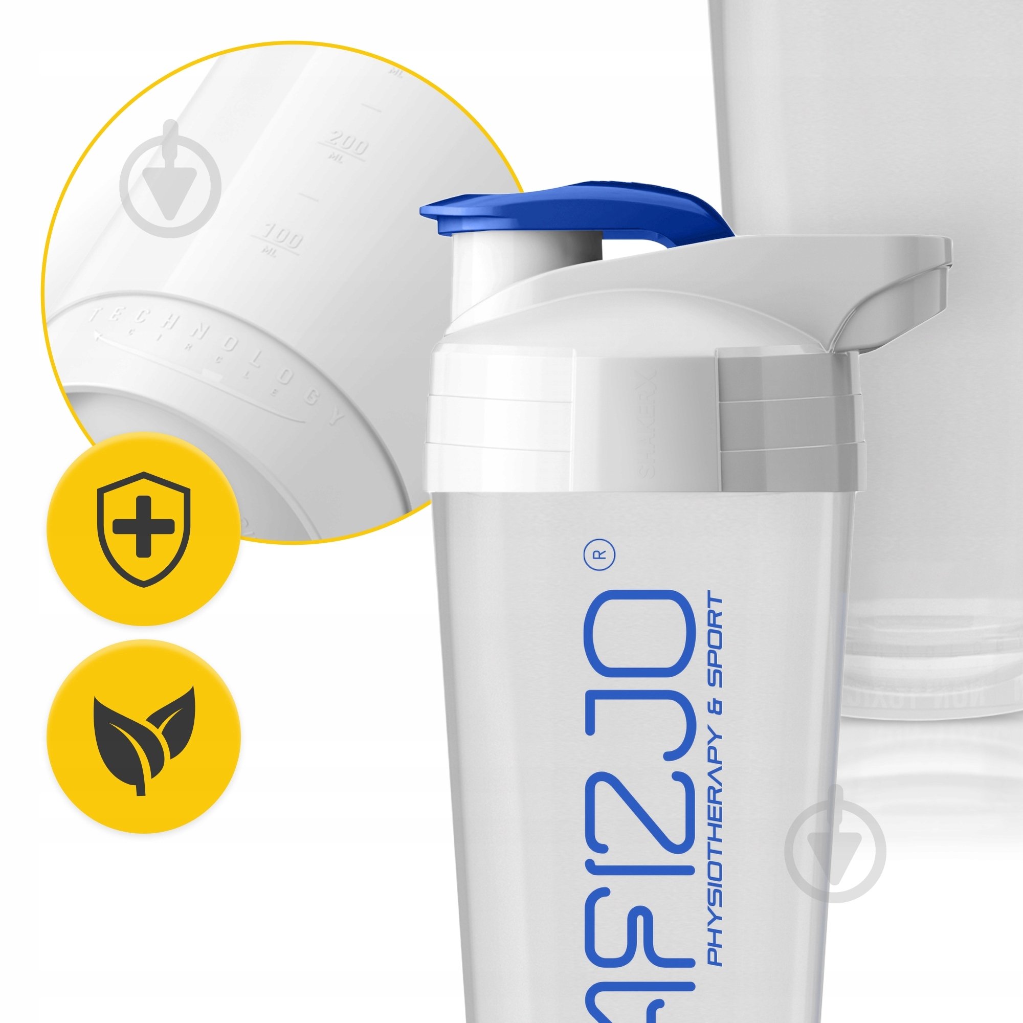 Шейкер универсальный Ultra 700 мл White/Blue (P-5905973407076) - фото 5 Шейкер универсальный Ultra 700 мл White/Blue (P-5905973407076) - фото 5