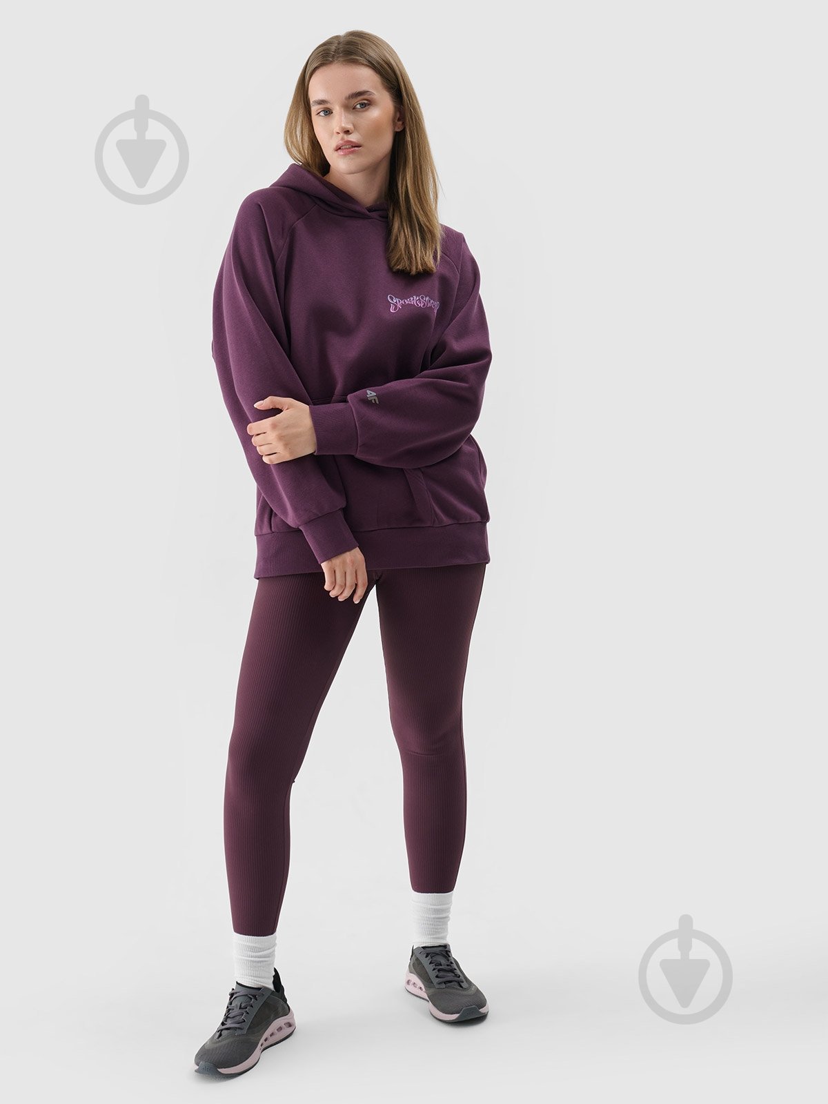 Джемпер 4F SWEATSHIRT F1338 4FWAW24TSWSF1338-50S р.S фиолетовый - фото 3 Джемпер 4F SWEATSHIRT F1338 4FWAW24TSWSF1338-50S р.S фиолетовый - фото 3