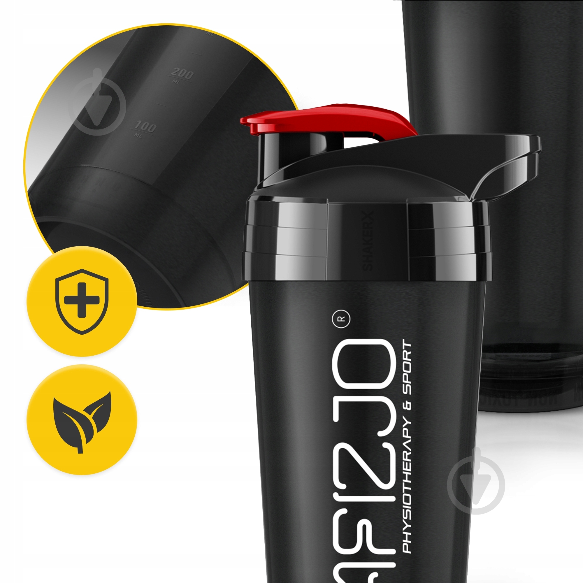 Шейкер универсальный Ultra 700 мл Black/Red (P-5905973407106) - фото 5 Шейкер универсальный Ultra 700 мл Black/Red (P-5905973407106) - фото 5