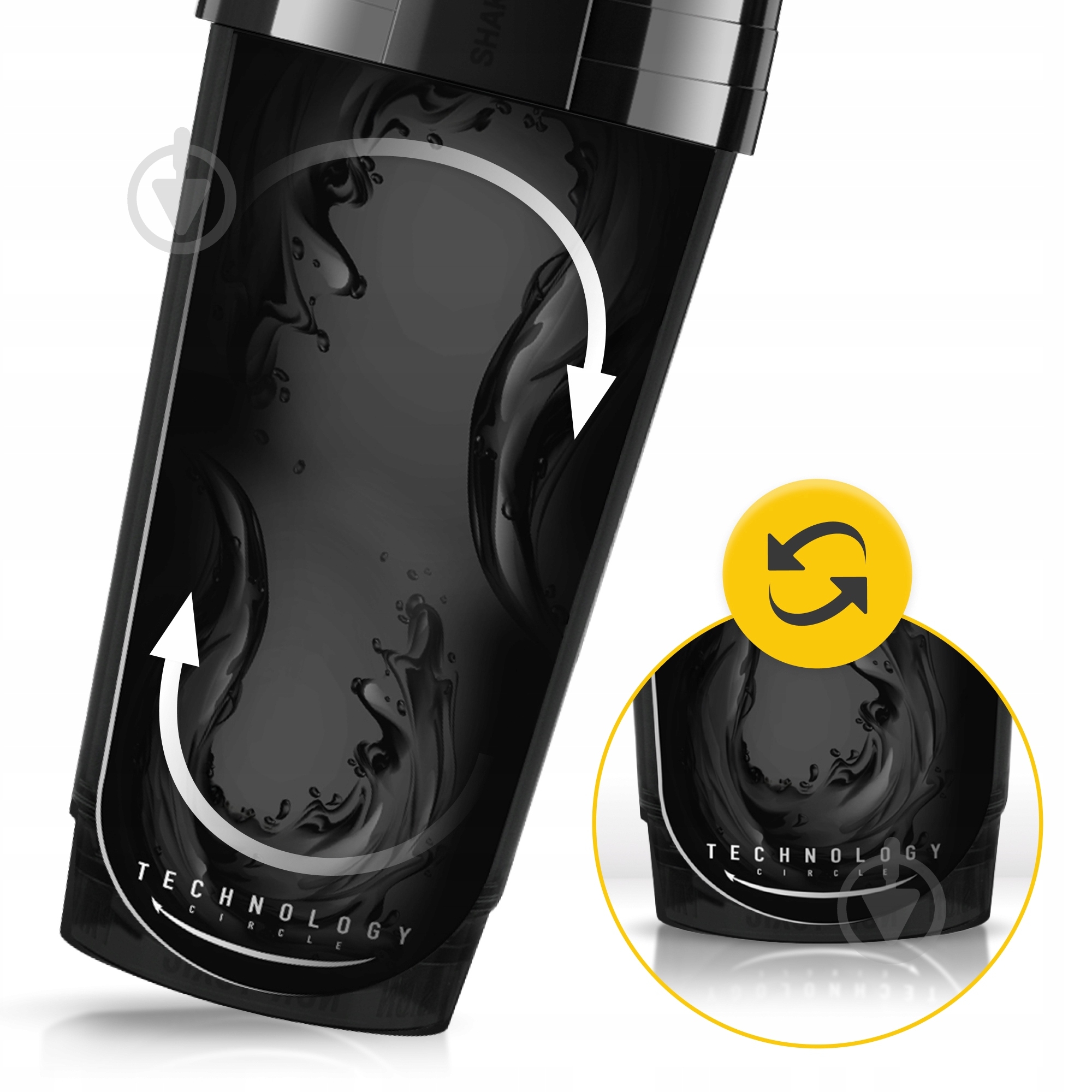 Шейкер универсальный Ultra 700 мл Black/Red (P-5905973407106) - фото 4 Шейкер универсальный Ultra 700 мл Black/Red (P-5905973407106) - фото 4