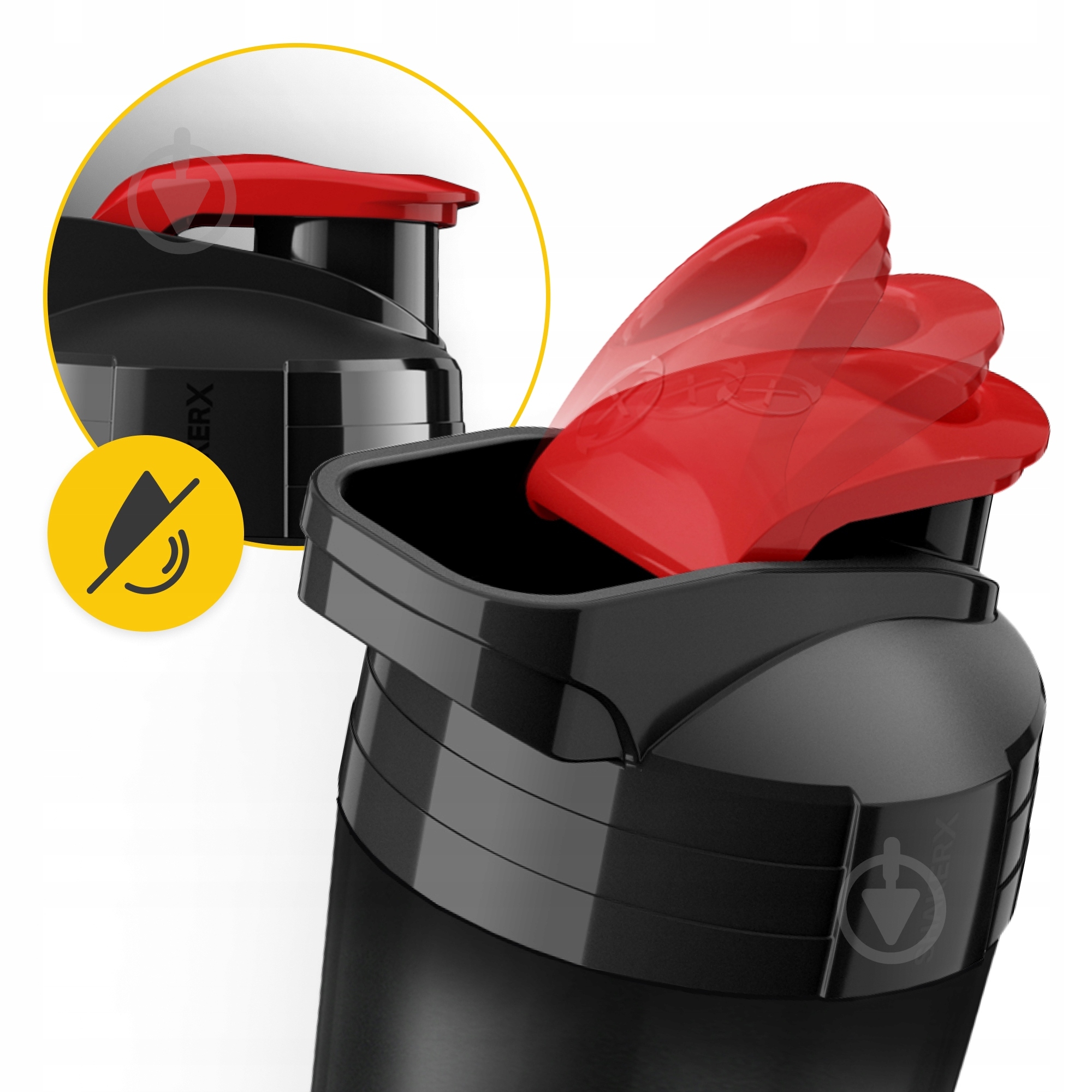 Шейкер универсальный Ultra 700 мл Black/Red (P-5905973407106) - фото 3 Шейкер универсальный Ultra 700 мл Black/Red (P-5905973407106) - фото 3