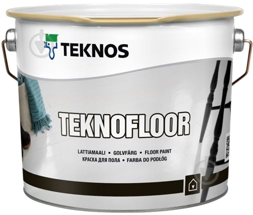 Эмаль TEKNOS TEKNOFLOOR база 1 глянец 2,7 л - фото 1
