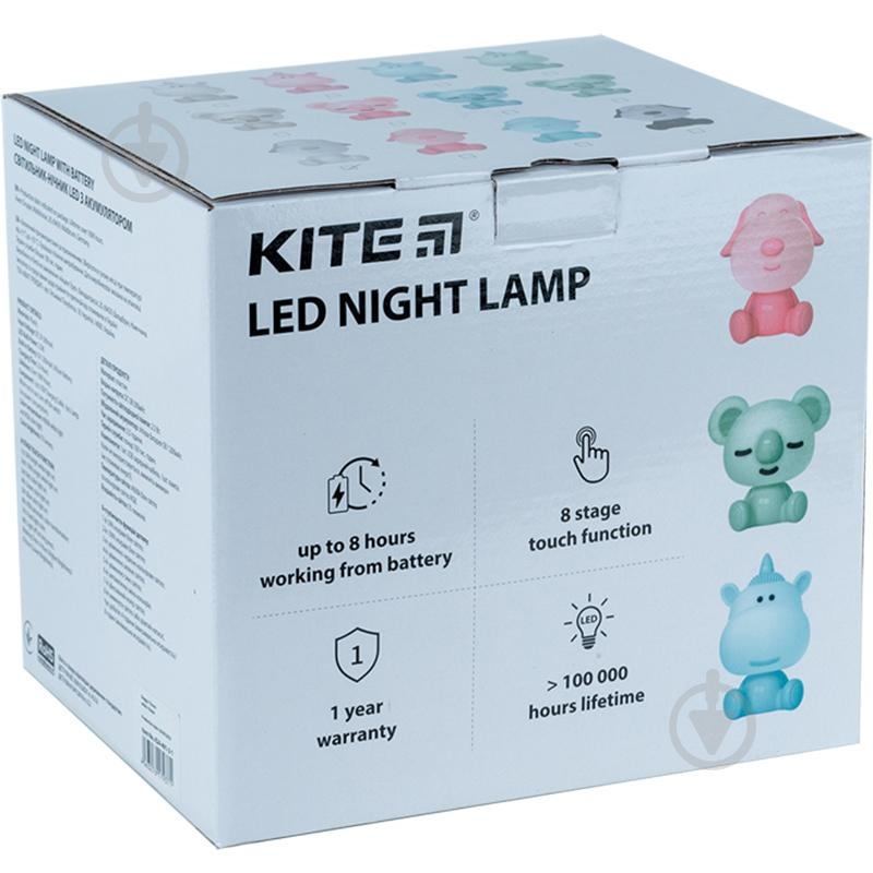 Светильник-ночник LED KITE Unicorn 2,5 Вт голубой K24-491-1-3 - фото 5 Светильник-ночник LED KITE Unicorn 2,5 Вт голубой K24-491-1-3 - фото 5
