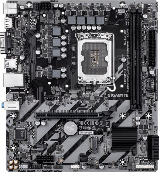 Материнская плата Gigabyte H810M_H (Socket 1851, Intel H810, micro ATX) - фото 2 Материнская плата Gigabyte H810M_H (Socket 1851, Intel H810, micro ATX) - фото 2
