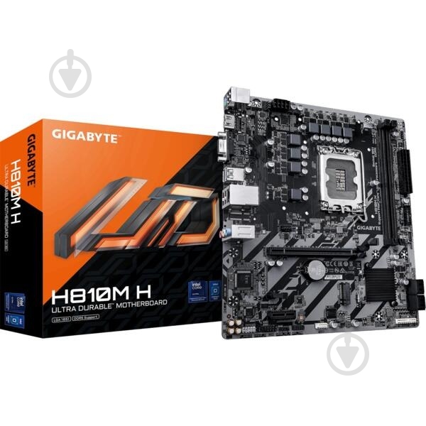 Материнская плата Gigabyte H810M_H (Socket 1851, Intel H810, micro ATX) - фото 1 Материнская плата Gigabyte H810M_H (Socket 1851, Intel H810, micro ATX) - фото 1