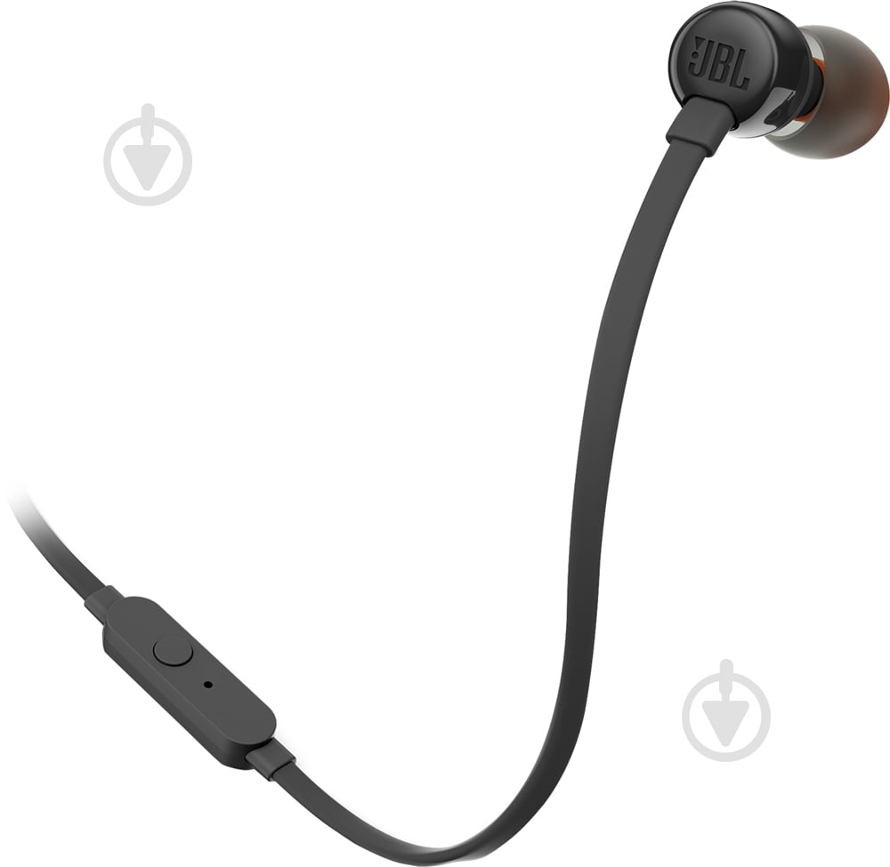 Наушники JBL T110 black (JBLT110BLK) - фото 1
