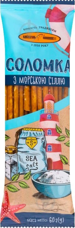Соломка Киевхлеб с морской солью 60 г - фото 1