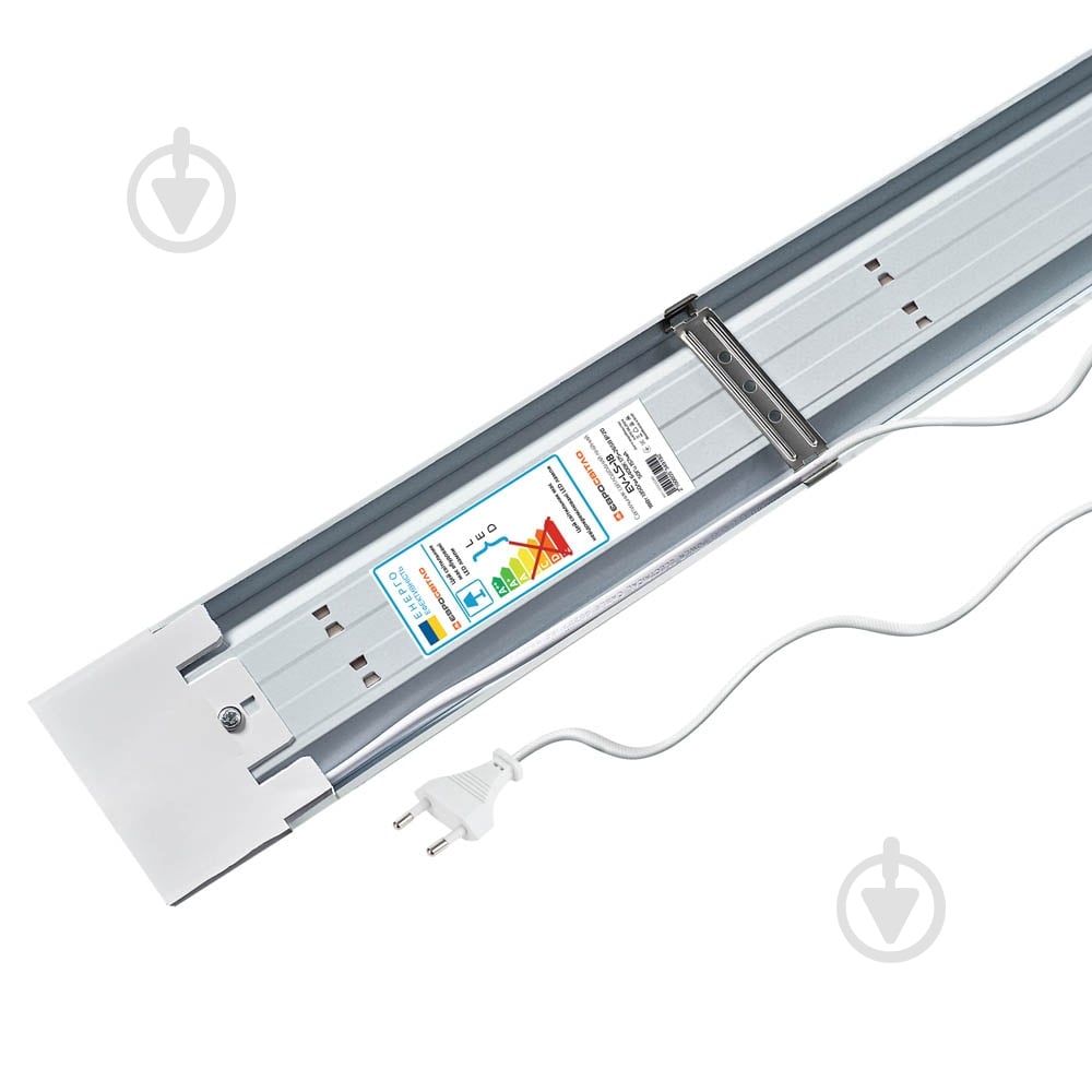 Світильник світлодіодний Євросвітло EV-LS-18 з кабелем 1,5 м і вилкою 18 Вт 6400 К холодний 59287 - фото 2 Світильник світлодіодний Євросвітло EV-LS-18 з кабелем 1,5 м і вилкою 18 Вт 6400 К холодний 59287 - фото 2