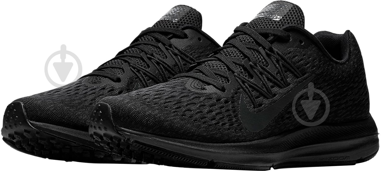 Кроссовки женские Nike ZOOM WINFLO 5 AA7414-002 р.37,5 черные - фото 1