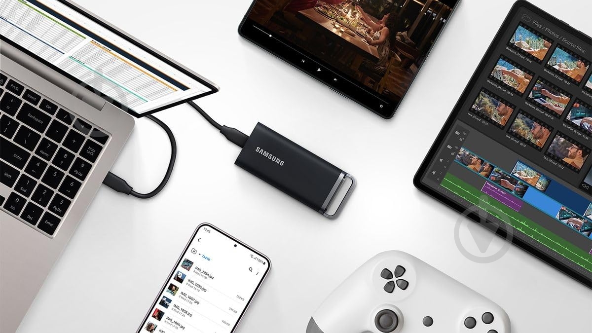 SSD-накопичувач Samsung T5EVO Shield 4000GB Portable USB 3.2 QLC (MU-PH4T0S/EU) - фото 10 SSD-накопичувач Samsung T5EVO Shield 4000GB Portable USB 3.2 QLC (MU-PH4T0S/EU) - фото 10