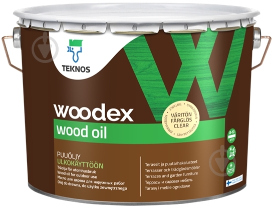 Масло для древесины TEKNOS Woodex Wood Oil 2,7 л - фото 1