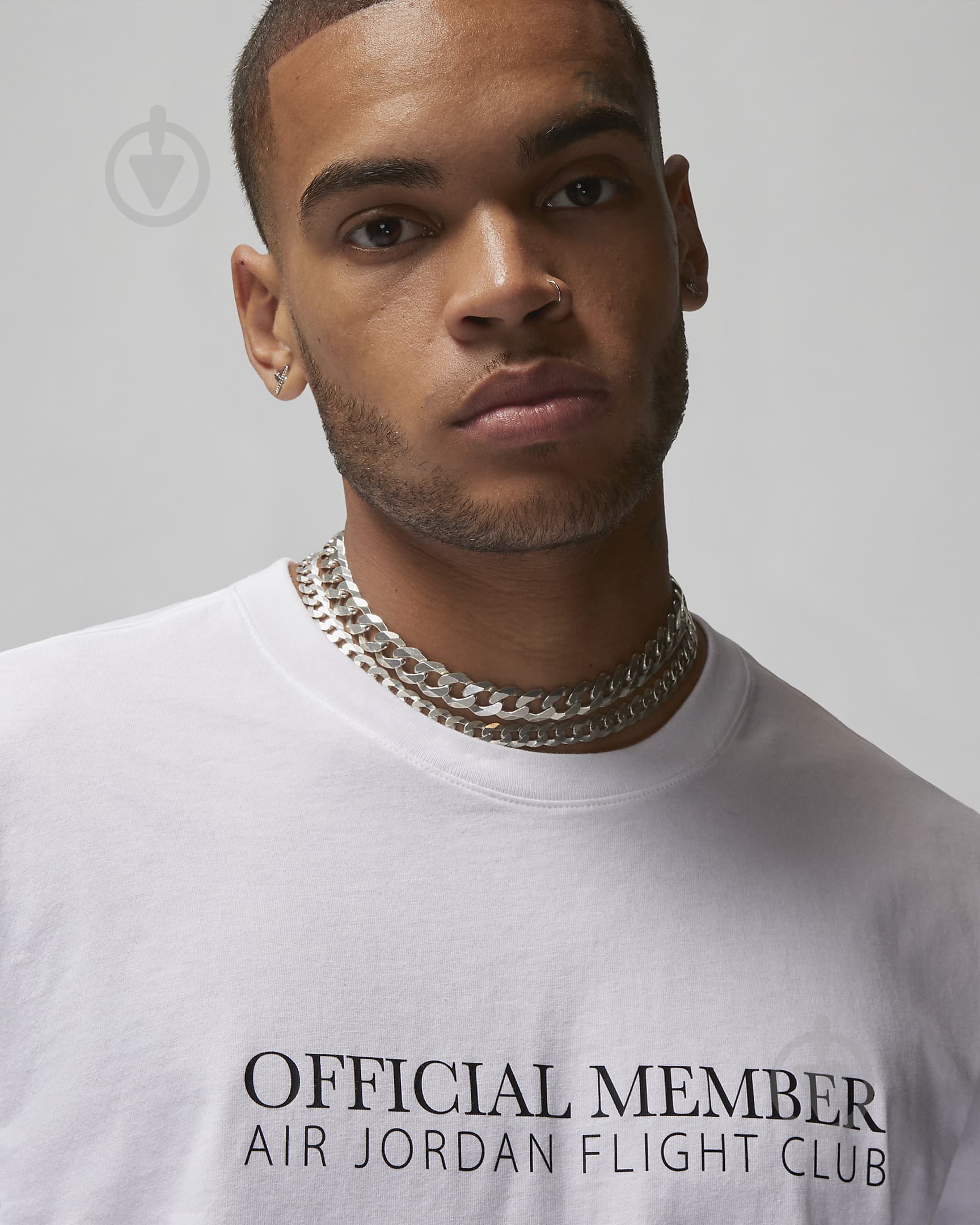 Футболка Nike M J FLT MVP SIG SS CREW DX9563-101 р.2XL белый - фото 4