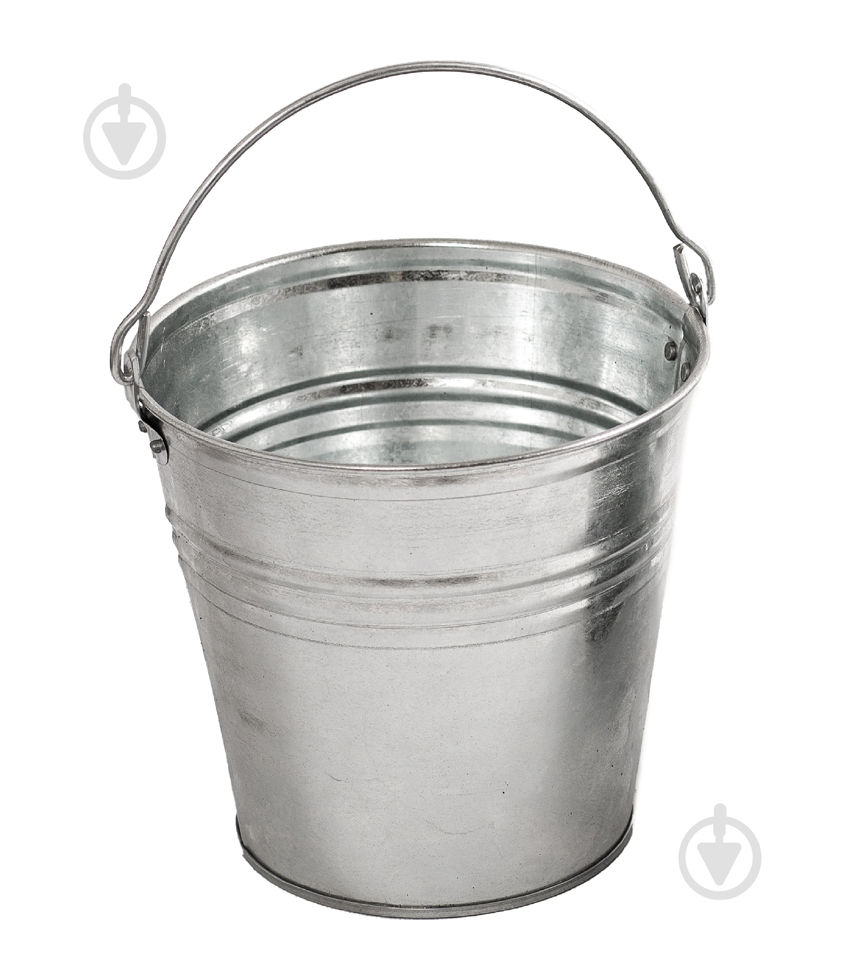 Ведро обычное Арма оцинкованное 7 л серебряный - фото 1