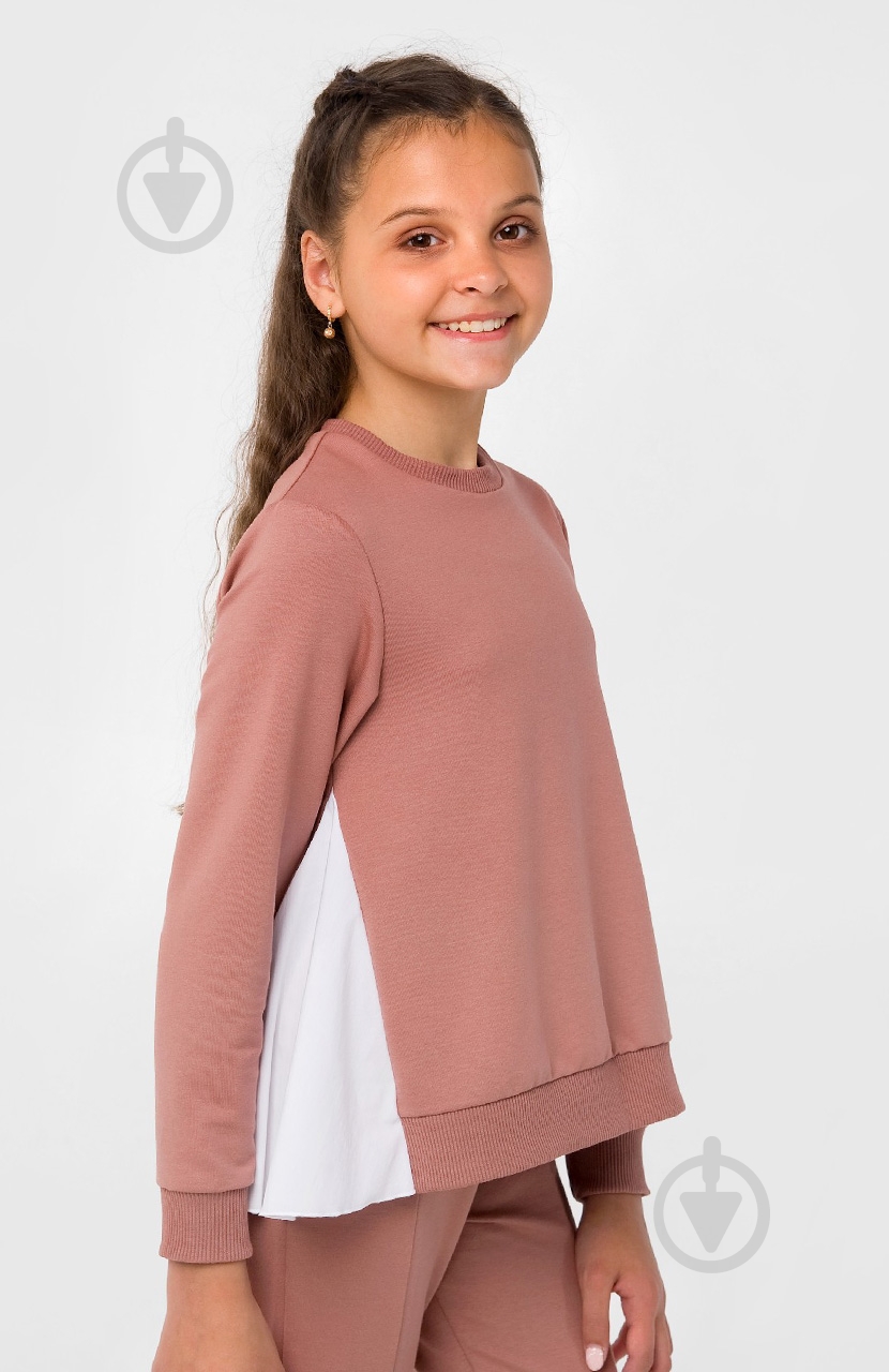 Свитшот для девочки Smil р.128 темная карамель 116492 - фото 2 Свитшот для девочки Smil р.128 темная карамель 116492 - фото 2