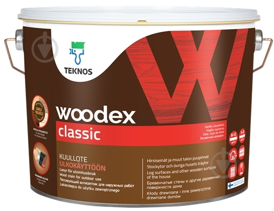 Защитное средство TEKNOS Woodex Classic 0,9 л - фото 1 Защитное средство TEKNOS Woodex Classic 0,9 л - фото 1