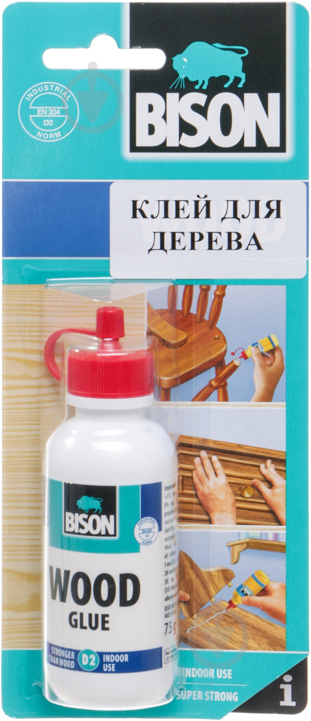 Клей Bison для дерева 75 г - фото 2 Клей Bison для дерева 75 г - фото 2