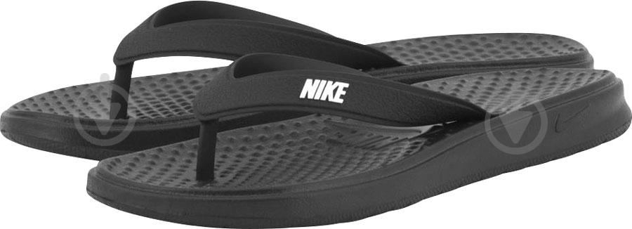 Вьетнамки Nike SOLAY THONG 882699-002 р.40,5 черный - фото 1