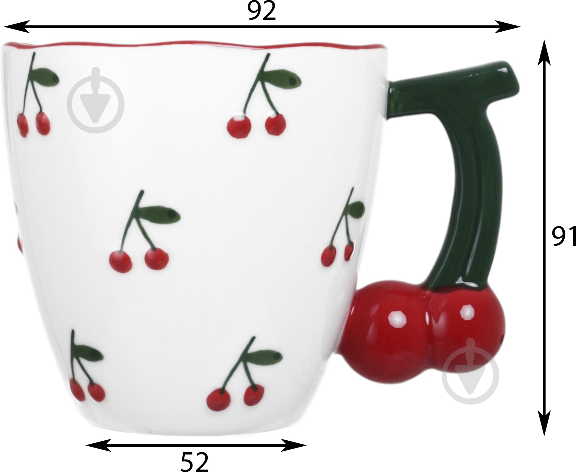 Чашка Fiora Miss Cherry 350 мл - фото 2