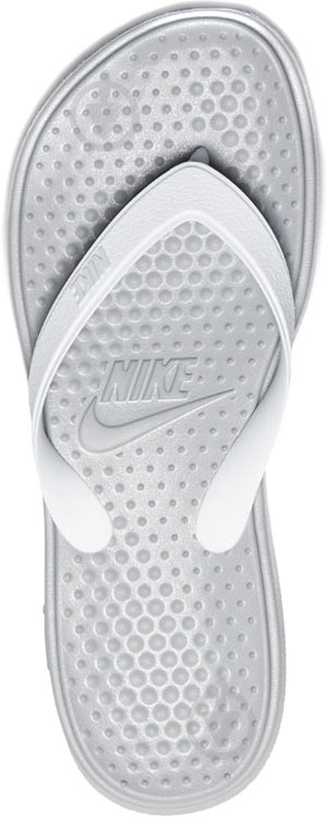 Вьетнамки Nike SOLAY THONG 882699-003 р.40,5 серый - фото 4